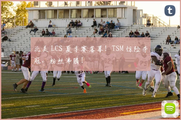 北美 LCS 夏季赛落幕!TSM 惊险夺冠,粉丝沸腾!
